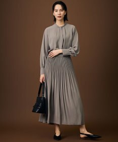 自由区 S 【人気素材・新色追加・カタログ掲載・セットアップ対応】ライトサテン ブラウス