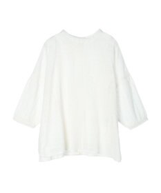 Green Parks インド綿 SET２点 刺繍７分丈ブラウス＋タンクトップ