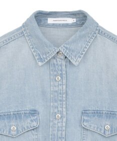 AMERICAN HOLIC Wポケットデニムシャツ