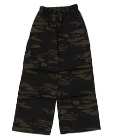 WEGO 【ウエストゴム/XSSMサイズ展開】ツイルイージーカーゴパンツ