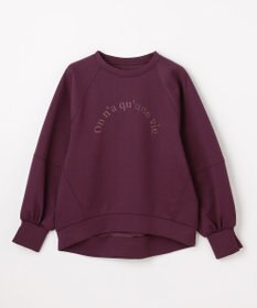 ANY L ロゴ刺繍ダンボールトレーナー