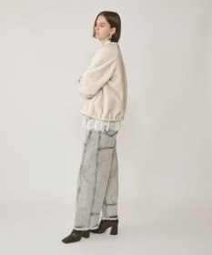 GRACE CONTINENTAL フェイクミンクファーブルゾン