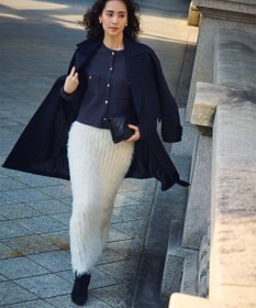 uncrave ロング チェスターコート（uncrave WHITE）