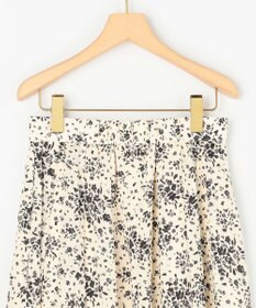 組曲 モザイクフラワープリント スカート