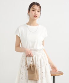 earth music&ecology 【接触冷感/洗濯機可】フレンチＴ