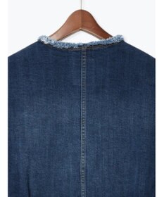 Te chichi ノーカラーデニムジャケット