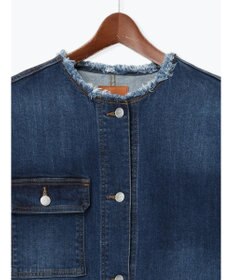 Te chichi ノーカラーデニムジャケット