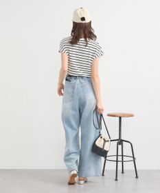 earth music&ecology 【接触冷感/洗濯機可】フレンチＴ