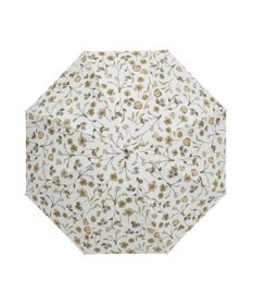 MOONBAT 【晴雨兼用/ 一級遮光/UV99％】フワクール (Fuwacool) 折りたたみ日傘 フワクールホワイト  ボタニカル 軽量