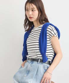 earth music&ecology 【接触冷感/洗濯機可】フレンチＴ