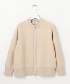 J.PRESS LADIES L CAT ジップアップ ブルゾン ニット