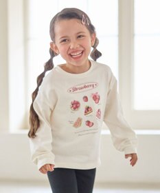 ANY KIDS 【Strawberry Collection】アートプリント 長袖Tシャツ