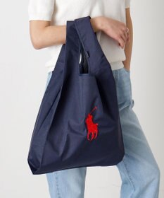 MOONBAT POLO RALPH LAUREN(ポロ ラルフローレン)ベルト付きレインバッグ　ポロポニー刺繍