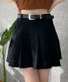 WEGO ベルトツキプリーツスカパン