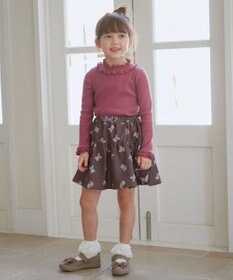 ANY KIDS チェック柄/アニマル柄スカパン