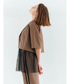 YECCA VECCA 【2点SET】マルチwayチュールオーバーキャミSET/Tee