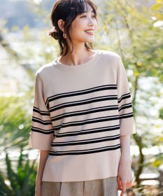 ANY SIS 【アイスタッチ】ボートネックニット プルオーバー