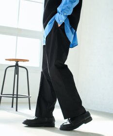 WEGO タックツイルトラウザー