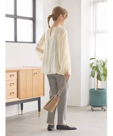 AMERICAN HOLIC 袖ボリュームシアーブラウス