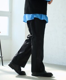 WEGO タックツイルトラウザー