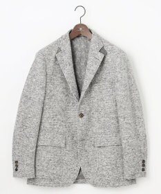 JOSEPH ABBOUD 【イタリア素材/軽量/ストレッチ】スライバー千鳥 ジャケット