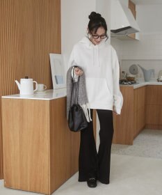 WEGO 【ユニセックス着用ITEM/裏起毛】リラックスフィットスウェットプルパーカー