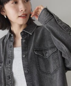 AMERICAN HOLIC Wポケットデニムシャツ