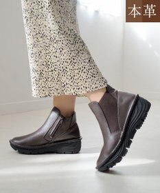 Pointer 本革超軽量サイドゴアショートブーツ