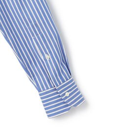 J.PRESS MEN 【PREMIUM PLEATS / 形態安定】スーピマコットンパナマストライプ シャツ / B.D.