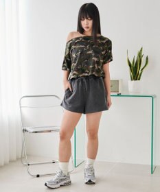 WEGO 【ウエストゴム】スウェットショートパンツ