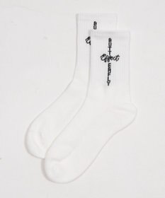 WEGO クロスロゴデザインソックス