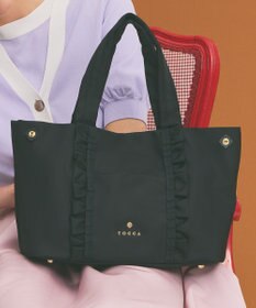 TOCCA 【撥水】FRILL A4 NYLONTOTE トートバッグ