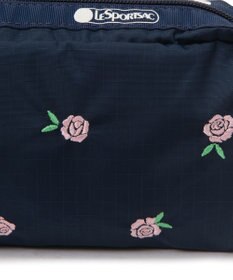 LeSportsac RECTANGULAR COSMETIC/ピンクローズエンブロイダリー