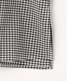 組曲 【先行予約】【WEB限定】サッカーギンガムチェック フロントフリルブラウス