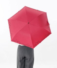 AURORA JILL STUART（ジル スチュアート）マーカーペインティング刺しゅう晴雨兼用傘(折りたたみ傘)