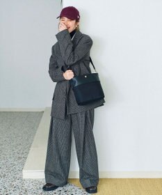 TOPKAPI 【Breath TOPKAPI】RIPPLE リプル ナイロン コンビ ベルト デザイン ショルダー バッグ