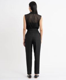 23区 【エステータ】ウールツイル ワイドテーパード パンツ