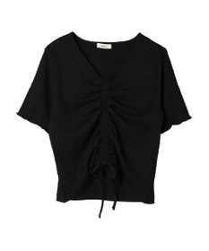 earth music&ecology ポコポコギャザードロストプルオーバー