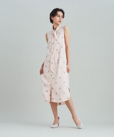 GRACE CONTINENTAL エンゼルフィッシュジャガードワンピース