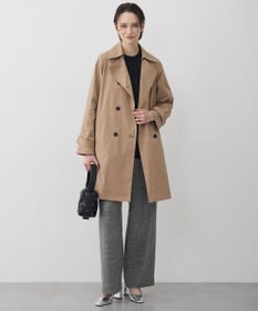 ICB L アセテートダブルサテン ランタンスリーブブラウス