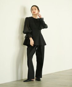 #Newans シアースリーブブラウス