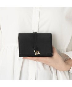 LANVIN en Bleu カルノ 二つ折り中Lファスナー財布