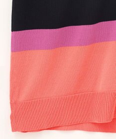 GRACE CONTINENTAL ニットマルチボーダージレ