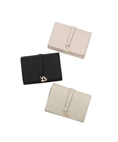 LANVIN en Bleu カルノ 二つ折り中Lファスナー財布