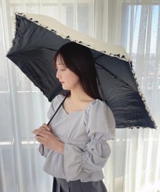 WEGO 【日傘/雨晴兼用/UVカット/日焼け対策/紫外線対策/熱中症対策】PROTECT　U　フリル