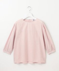 J.PRESS LADIES L 【洗える】BEZピンチェック ボリュームスリーブ ブラウス