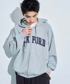 WEGO ワッペンロゴジップパーカー