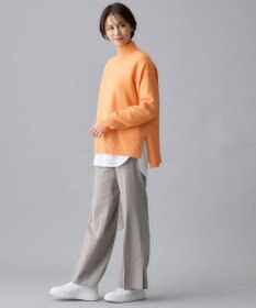 自由区 S 【洗える】T/R/Wストレッチストレート パンツ