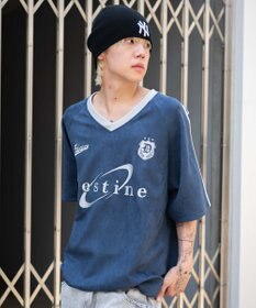 WEGO 【ユニセックス着用ITEM/MLサイズ展開】フェイクスウェードゲームT（SS）