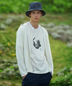 JOSEPH ABBOUD MOUNTAIN 【日本製・アーティストコラボレーション】プレーティング天竺Tシャツ